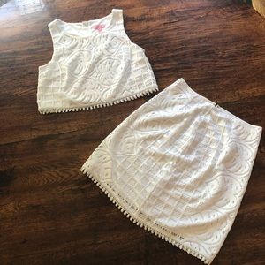 Lilly Pulitzer Two Piece Lace Dress